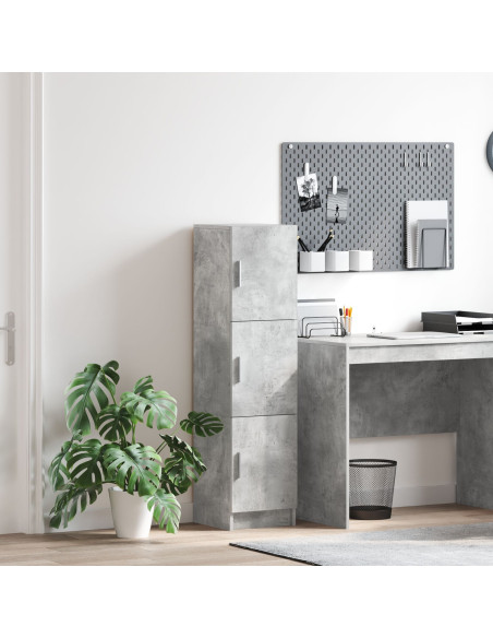 Credenza Grigia Cemento Grigio Truciolare Grande Credenza