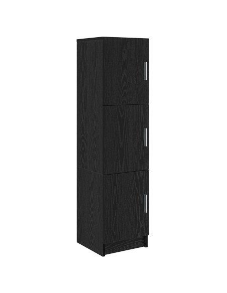 Credenza Rovere Nero 31.5 x 32 x 122.5 cm