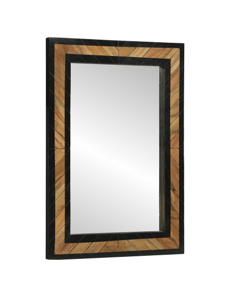 Specchio 70x2x70 cm Legno Massello Acacia
