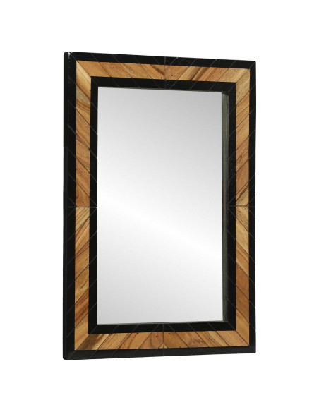Specchio 70x2x70 cm Legno Massello Acacia