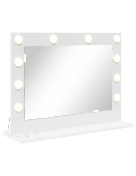 Specchio da Toeletta  con Luci LED Bianco 60x45x18 cm