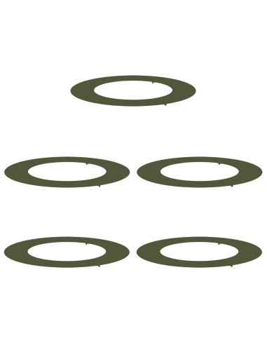 adatto per Anelli d'Albero Piatto 5 pcs Oliver verde Ø50 / 80 cm