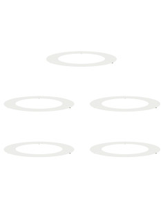 adatto per Anelli d'Albero Piatto 5 pcs Bianco Ø60 / 90 cm