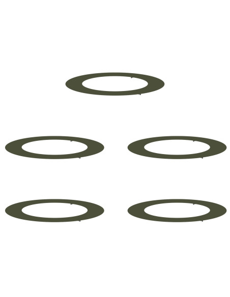adatto per Anelli d'Albero Piatto 5 pcs Oliver verde Ø60 / 90 cm