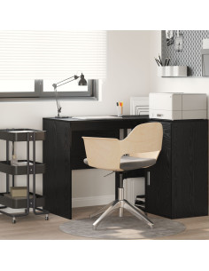 Scrivania Rovere Nero 102 x 50 x 75 cm Legno multistrato