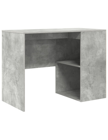 Scrivania Grigio cemento 102 x 50 x 75 cm Legno multistrato