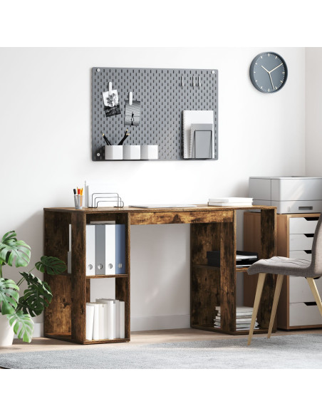 Scrivania Marrone  Rovere affumicato Legno massello Media