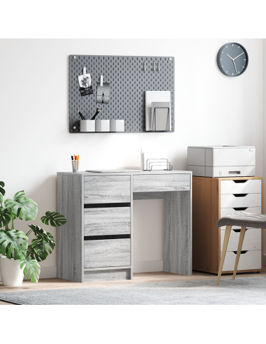 Scrivania Grigio Sonoma 90 x 37.5 x 75 cm Legno multistrato