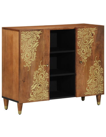 Sideboard  90x33x75 cm in legno massello di mango