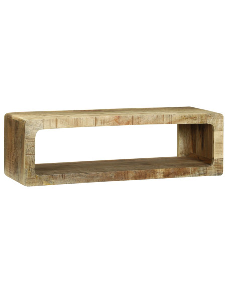 Armadio TV  80x30x25 cm Legno massello di mango grezzo