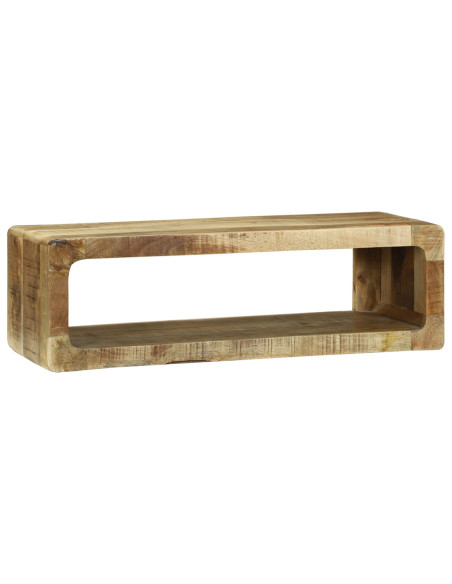 Armadio TV  80x30x25 cm Legno massello di mango grezzo