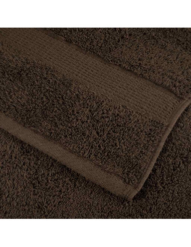 Set ASciugamani SOLUND 8 pz Marroni 600 gsm