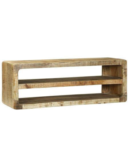 Mobile TV  100x32x36 cm Legno Massello Mango