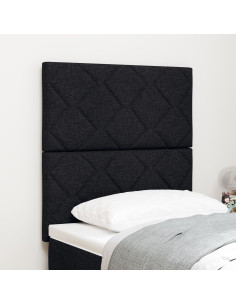 Testiera con testiera Nero 80 cm Pelle Sintetica