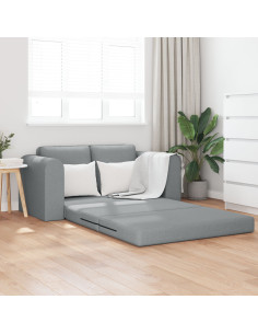 Divano letto 60cm Grigio chiaro Tessuto