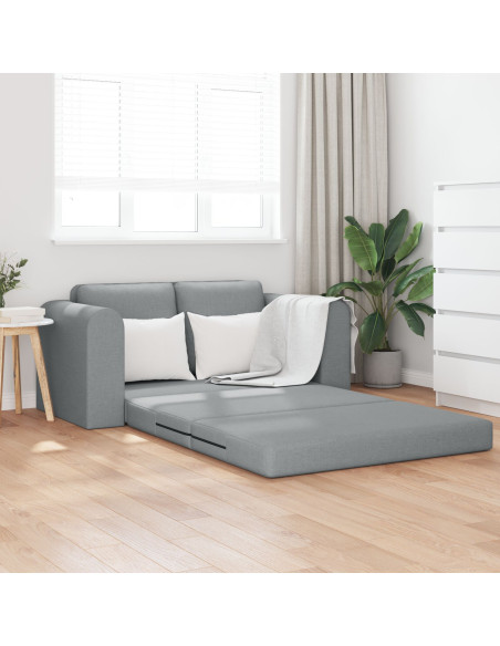 Divano letto 60cm Grigio chiaro Tessuto