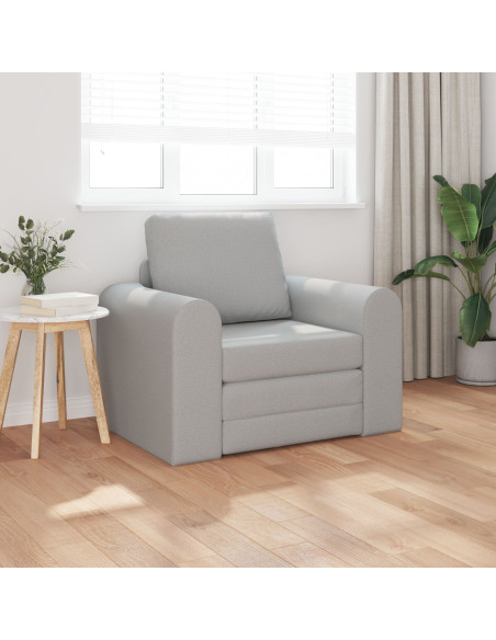 Divano Letto 2-in-1 Grigio Nuvola 98x71x83 cm Tessuto