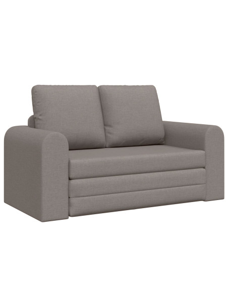 Divano Letto a Pavimento  2 in 1 Tortora 148x71x83 cm Tessuto
