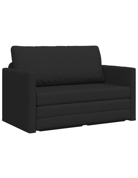 Divano letto 2-in-1  Nero 124x71x78 cm Tessuto
