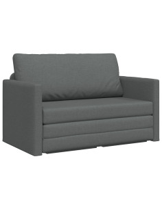 Divano letto 110cm Grigio scuro Tessuto