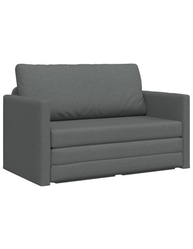 Divano letto 110cm Grigio scuro Tessuto