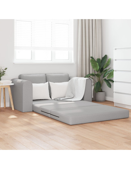 Divano Letto 2-in-1 Grigio Nuvola 148x71x83 cm Tessuto