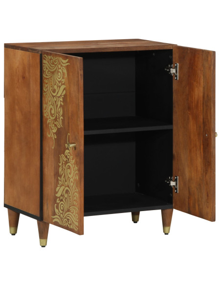 Sideboard 60x33x75 cm Legno Massello di Mango
