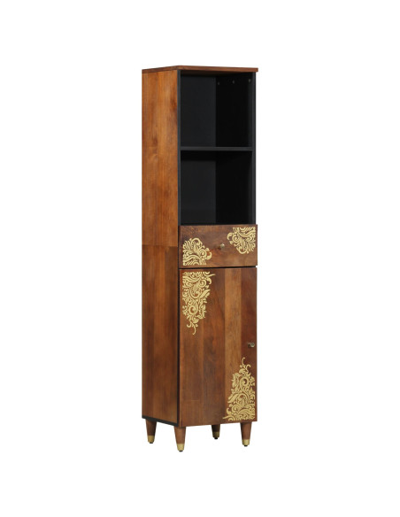 Mobile 38x33x160 cm in Legno Massello di Mango