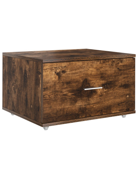 Mobile da Cassetto  Rovere Affumicato MDF con Impiallacciatura