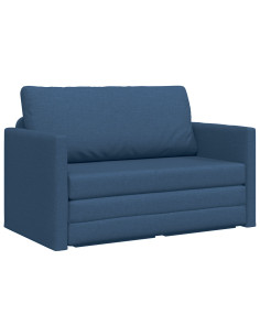 Divano letto 110cm Blu Tessuto