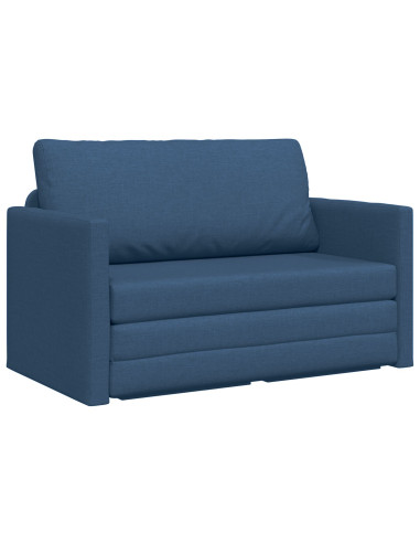 Divano letto 110cm Blu Tessuto