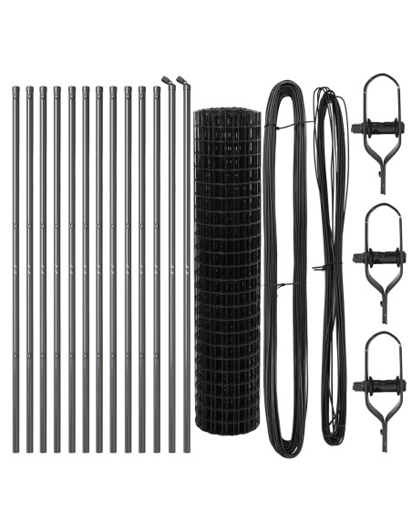 Euro Fence Set di 2 Grigio Acciaio 25 x 1 m Durevole