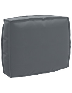 Set di Cuscini per Pallet 2 pcs Antracite Tessuto Oxford