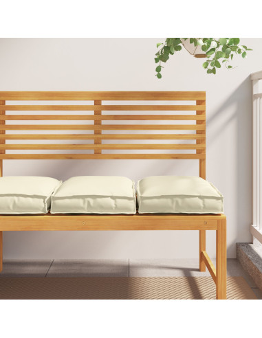 Cuscino 2 pcs Crema 40 x 40 x 8 cm Tessuto Oxford