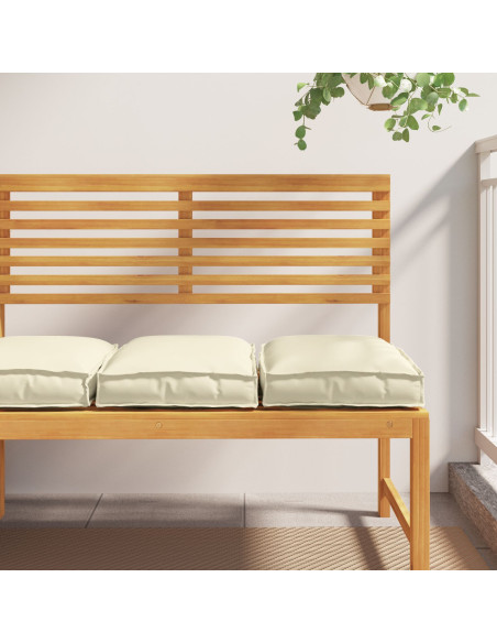 Cuscino 2 pcs Crema 40 x 40 x 8 cm Tessuto Oxford