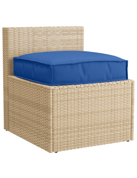 Cuscino per pallet  per seduta Blu Royal 60x60x12 cm in tessuto Oxford