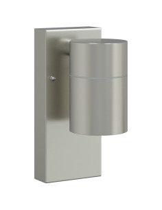 Lampada da Parete Esterna Argento 6,5 x 10,5 x 16 cm