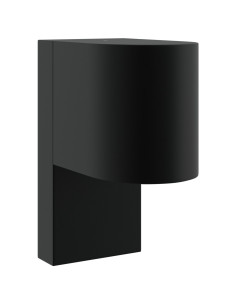 Lampada da Parete Esterna Nero 12 x 7 x 15 cm