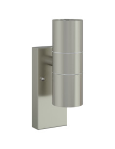 Lampada da Parete Esterna Argento 7 x 10 x 22 cm