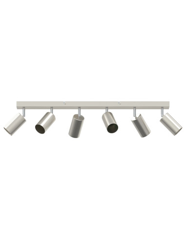 Faretto da soffitto Nichel 73 x 5,5 x 16,5 cm Metallo