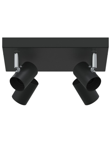 Faretto da soffitto Nero 26,5 x 26 x 11,5 cm Metallo