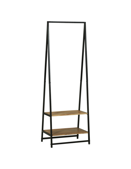 Scaffale per vestiti  60x45x180 cm Legno Massello di Acacia