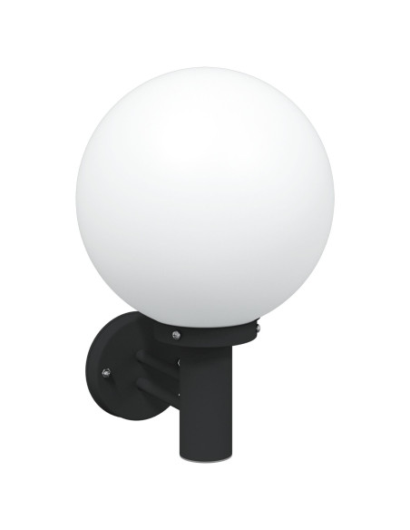 Applique da esterno  Nero Acciaio Inossidabile IP44