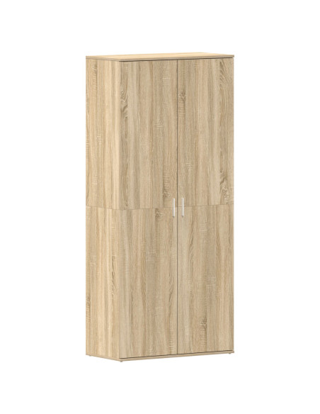 Mobile per Scarpe Quercia Sonoma 80x39x180 cm Legno Ingegnerizzato