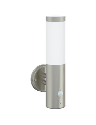 Lampada da Parete Esterna Argento 15 x 7,5 x 33 cm
