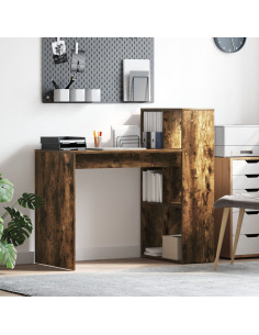 Scrivania Rovere fumé 108 x 55 x 103.5 cm Legno multistrato