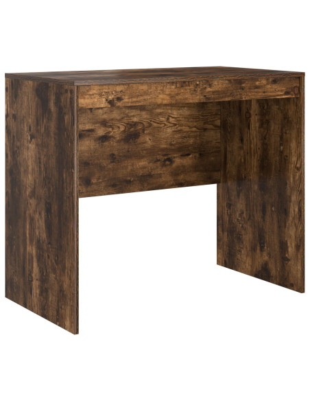 Scrivania computer Rovere affumicato Legno ingegnerizzato