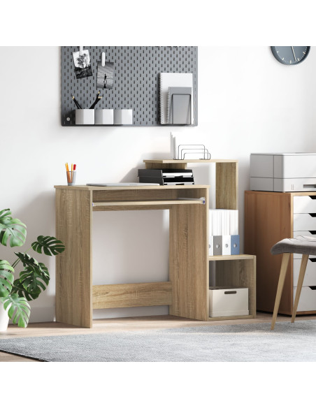 Scrivania in Roverella Roverella MDF con impiallacciatura in rovere