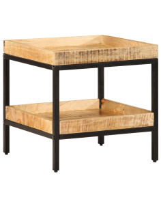 Tavolo laterale Marrone 45 x 45 x 45 cm Legno di mango massello