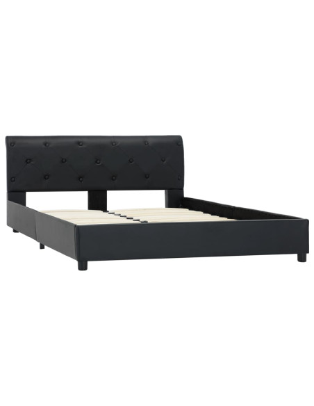 Giroletto Nero in Similpelle 120x200 cm